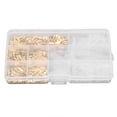 thumbnail image 3 of Wire Lugs Assortment Kit, Oxidation Resistant Easy To Connect Fine Processing Brass Wire Butt Connector  For Electrical Maintenance, 3 of 8