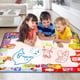 thumbnail image 2 of Water Doodle Mat, Kids Large Coloring Mat, Mess Free Drawing Mat Con Colores De Neón, Juguete Educativo Para Niños De 3 4 5 6 Años, Niños Pequeños, Niños, Niñas Jormftte WMZL-1341, 2 of 6