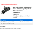 thumbnail image 2 of Rear Wheel Cylinder - Compatible with 1971 - 1979 Volkswagen Super Beetle 1972 1973 1974 1975 1976 1977 1978, 2 of 2