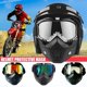 thumbnail image 2 of Máscara De Protección Facial Gafas De Motocross Desmontable Para Motos huangjie unisex, 2 of 2