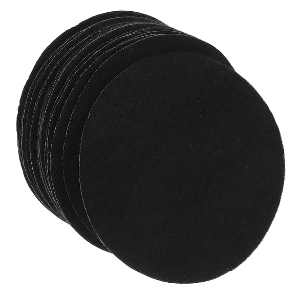 LITINKIMI Fireproof Incense Coil Holder Pad Easy to Clean Black 20Pcs 4.7x4.7x0.04In