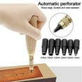 thumbnail image 1 of Craft Leather Tools, Automatic Belts Mute Screw Rotary Hole Punch Steel Belt Hole Craft Leather Tools, 1 of 5