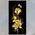 thumbnail image 3 of Juego Bordado Rosa Dorada Punto Cruz 11 Quilates (30x60cm), 3 of 9