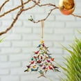 thumbnail image 2 of ZTTD Hummingbird Christmas Ornament(1PC), Colorful Hummingbirds Tree Decor, Stacked Hummingbird Ornament for Christmas, Winter Hummingbirds Home Decoration, for Bird Lovers, 2 of 8