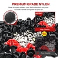 thumbnail image 4 of Nilight 941Pcs Car Push Retainer Clips Auto Fasteners Kit Included 30 Sizes Nylon Bumper Fender Rivets Door Trim Panel Clips with 1 Fasteners Remover 10 Cable Ties for Toyota GM Ford Honda Chevy, 4 of 7