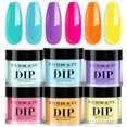 thumbnail image 1 of Set de uñas en polvo AZUREBEAUTY Bright Summer, 6 colores, 1 of 7
