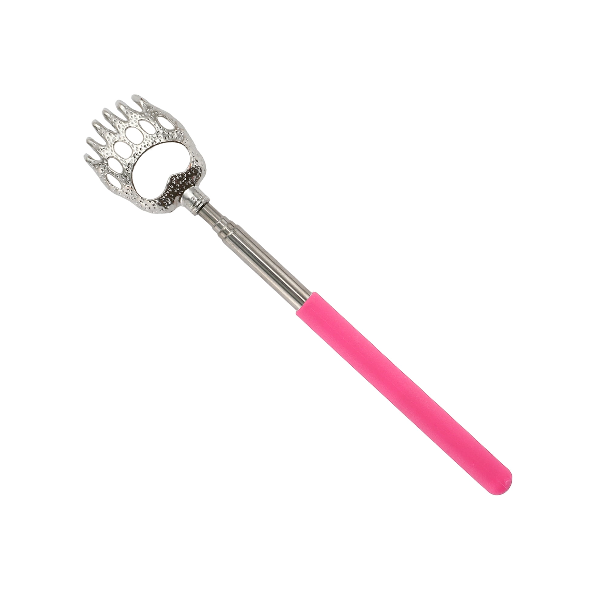 Unique Bargains 1 Pc Extendable Back Scratcher for Bathroom Pink