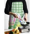 thumbnail image 5 of 1pc Easter Egg & Rabbit Ear Print Apron, Cartoon Polyester Animal Print Chef Apron For Kitchen, 5 of 5