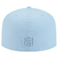 thumbnail image 4 of Men's New Era Light Blue Las Vegas Raiders Color Pack A-Frame 59FIFTY Fitted Hat, 4 of 6
