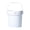 B, variant on 3L Food Grade Plastic Buckets with Screw Lids & Handle, Reusable Storage Containers for Snacks, Salad, Sauce, White Freezer Safe Bucket — LAILLSH 2026 New