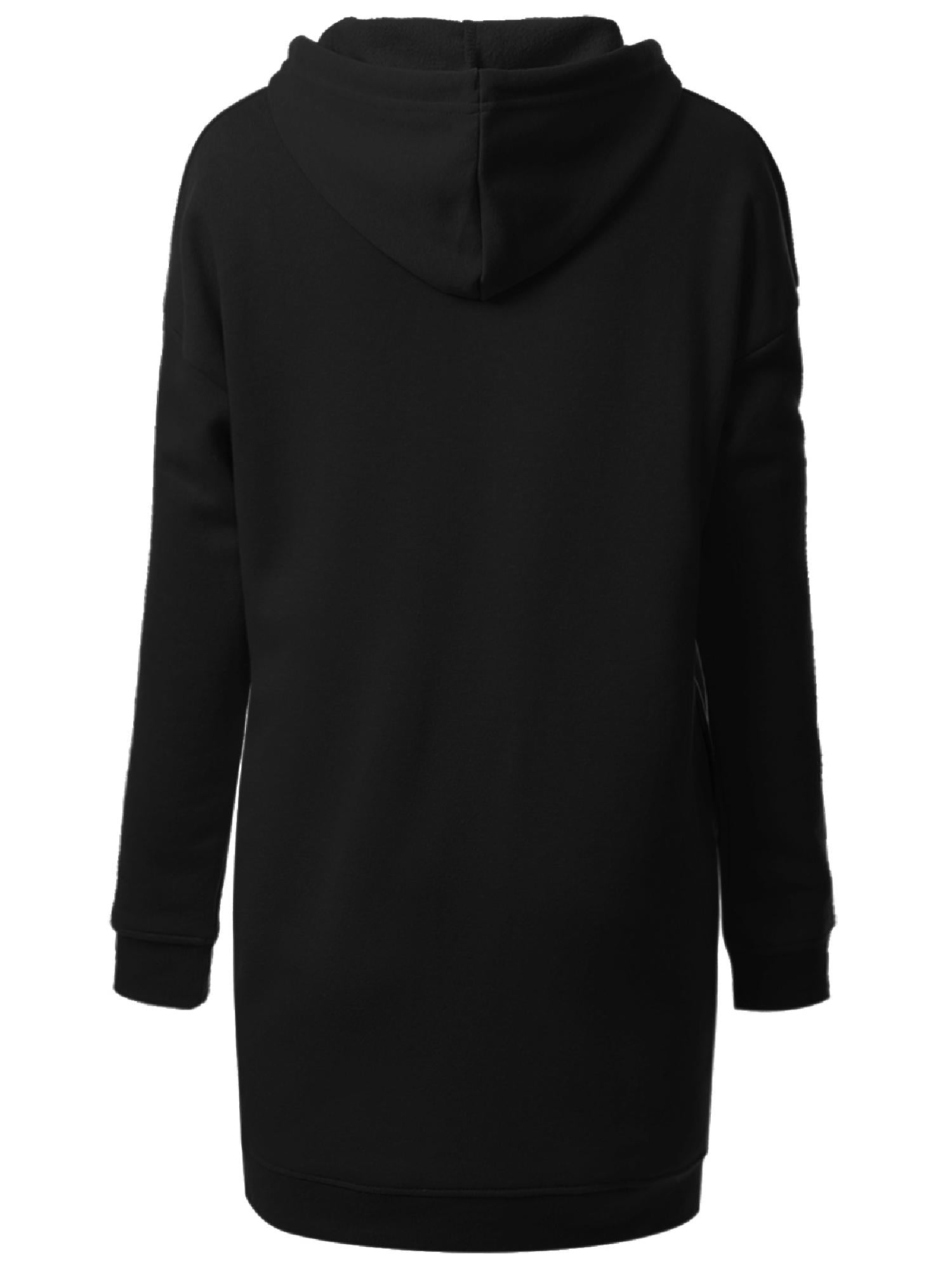 MixMatchy Women's Casual Oversized Long Sleeve Fleece Hoodie Sweatshirts Loose Hooded Pullover Tunic (S~3X)