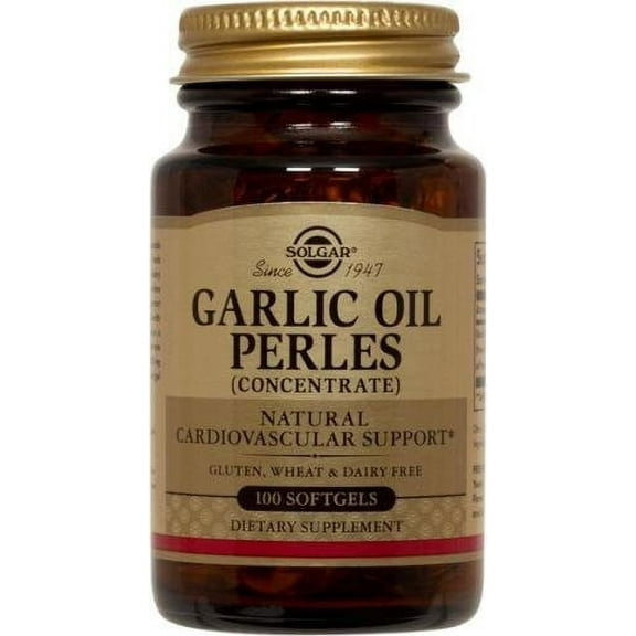 Solgar Garlic Oil Perles 100 Softgels