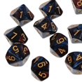 thumbnail image 5 of 10pcs 10 Sided Dice D10 Polyhedral Dice For Dungeons And Dragons Table Games Red Blue, 5 of 5