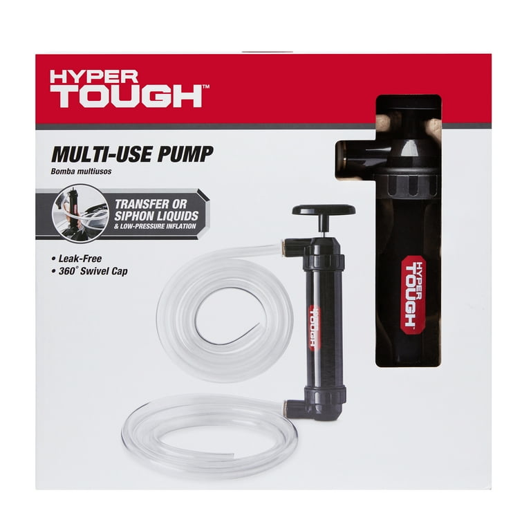 Hyper Tough Multi-Use Hand Pump, Sturdy, Dual-Function, 4.4 Ft