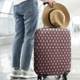 thumbnail image 2 of Red Bigfoot and Heart Pattern Luggage Cover Fashion Suitcase Cover Baggage Covers Fit 25-28 Inch Luggage (Go Travel), 2 of 5