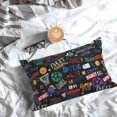 thumbnail image 5 of Pofeuu Basketball Print Polyester Microfiber Plush Pillowcases, Super Soft and Cozy Pillow Case Covers with Envelop Closure（Pillow core not included）-20"x30", 5 of 6
