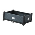 thumbnail image 4 of Caja de jardinería elevada, jardinera grande rectangular, jardinera elevada, jardinera elevada para jardín, jardinera para flores de patio, verduras, 4 of 8