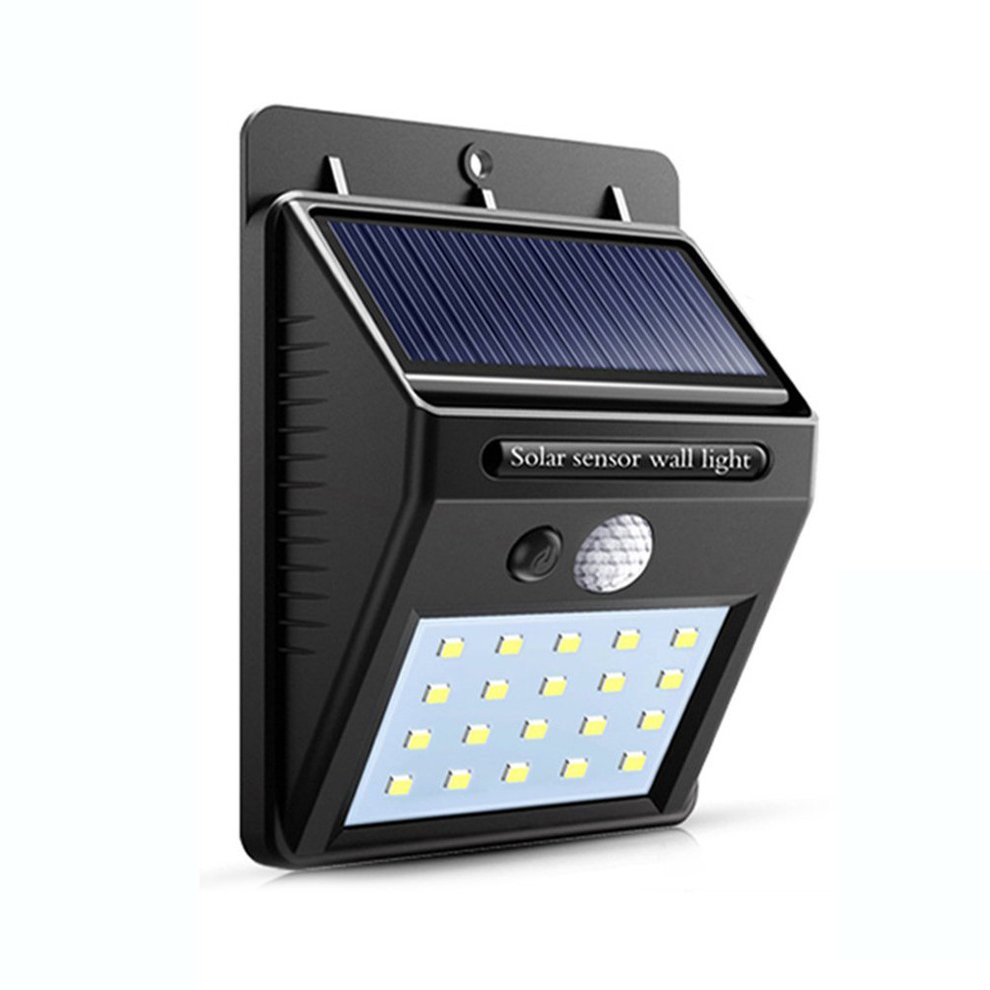 Waterproof 20 LED Solar Lights Motion Sensor Wall Light Garden Yard
