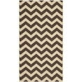 thumbnail image 5 of SAFAVIEH Courtyard Bailey Chevron Indoor/Outdoor Area Rug, Dark Brown, 2' x 3'7", 5 of 10
