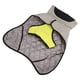 thumbnail image 3 of Abrigo de invierno para perros impermeable ajustable en el pecho suave y grueso chaleco cálido para perros para interiores y exteriores gris 2XL, 3 of 13