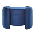 thumbnail image 4 of Nebula Upholstered Performance Velvet Ottoman, 4 of 7