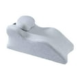 thumbnail image 1 of Almohada para piernas que mejora la postura Almohada para elevar las piernas Funda lavable Almohada de espuma viscoelástica Cojín de soporte para pier Gris, 1 of 9