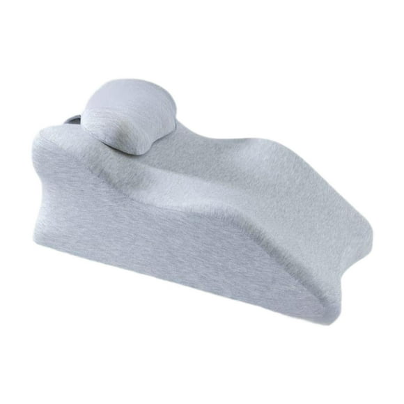 GROWTH TANK Leg Pillow Comfort Leg Pillow Portable Memory Foam Sleeping Pillow Gray