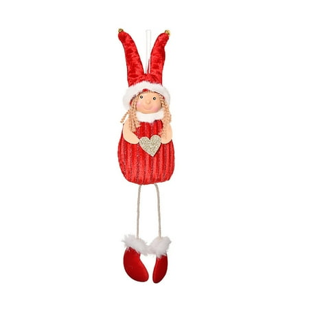 

VerPetridure Christmas Decoration Small Pendant Christmas Small Bell Gold Love Long Legs Girl Christmas Tree Decoration Red Red Christmas Decoration Small Pendant Christmas Small Bell Golden Love Lon