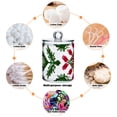 thumbnail image 4 of Christmas Theme Pattern Pixel Translucent Plastic Cans Storage Canisters with Lid Set of 2, 4 of 7