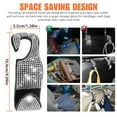 thumbnail image 4 of 4 Pack Car Seat Headrest Hooks, Car Back Seat Hook Hanger Storage Organizer for Bags, Purses, Grocery Bags, Umbrella, 4 of 6