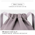 thumbnail image 5 of LACKUST Drawstring Gym Backpack, Sport Sack, Mini Travel Daypack, For Men & Women,Khaki, 5 of 6