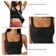 thumbnail image 4 of Camiseta sin mangas acanalada para mujer, camiseta sin mangas corta sin mangas, ajustada, de Color puro, para verano y primavera, 4 of 5
