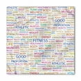 thumbnail image 1 of Fitness Bandana, Psychical Activity Word, Unisex Head and Neck Tie, by Ambesonne, 1 of 2