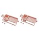 thumbnail image 1 of Matsuzay Estante de drenaje Estante de almacenamiento desmontable Organizador de plástico ajustable para cocina de baño, rosa Type1 NO1, 1 of 6