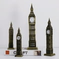 thumbnail image 3 of British Big Ben Bronze Ornament with Clock,Big Ben England Metal Building Model Ornament Landmarks In London England Model,Small Landmark Big Ben Bronze Ornament Home Decoration, 3 of 6