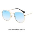 thumbnail image 4 of Minnieouse Gafas de sol polarizadas con montura ligera para hombres y mujeres, protección a la moda, materiales unisex, azul degradado dorado Type3 NO3, 4 of 6