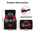thumbnail image 5 of Car Floor Mats 4 Piece Set Darth Vader Decoration Non Slip Floor Foot Mat Universal Floor Liner Car Accessories Automotive Protection, 5 of 7