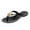 Black, variant on Womens Flat Flip Flops Soft Sole Lightweight Beach Thong Sandals Casual Shower Pool Slides
