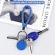 thumbnail image 2 of porte-cls En Cuir Tress 20 Pcs Porte-cls De Voiture Pendentif Porte-cls Pour Hommes Et Femmes Pendentif Cl Multicolor 12 * 3 Cm, 2 of 5