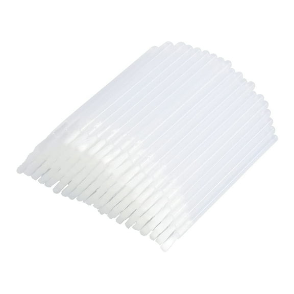 "Disposable Nail Brushes,100PCS Disposable Lip Brush Applicators Lip Brushes Lipstick Lip Gloss Wands for Makeup PYO Cookie Paint Brushes (Transparent)"