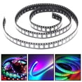 thumbnail image 3 of 100 Pcs WS2812B Puce LED RGB 5050SMD Blanc PCB WS2812 Puce Adressable Individuelle Pixels DC5V, 3 of 5