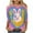 15-Multicolor, variant on Cavosen Happy Easter Shirts for Women 3/4 Sleeve Summer Bunny Tie Dye Print Pullover Tops Round Neck Holiday Blouse Vacation Festival T Shirts Loose Dressy Trendy Tees XL