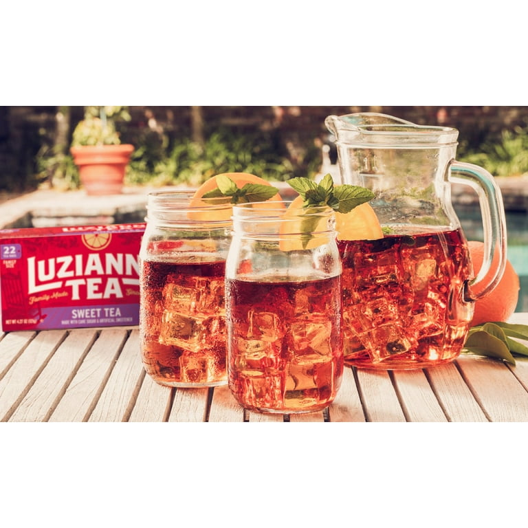 Sweet Tea Bags, Family Size, 132 Tea Bags (6 Boxes Of 22