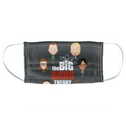 The Big Bang Theory Emojis 1-Ply Reusable Face Mask Covering, Unisex