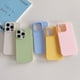 thumbnail image 2 of Funda blanda de silicona de Color caramelo de lujo para iPhone 16 15 14 13 12 11 Pro Max Plus Mini cubierta esmerilada mate carcasa ultrafina, 2 of 5
