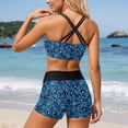 thumbnail image 6 of MuXiKeJi Clothes Three Piece Swimsuit for Women High Waist Tankini with Boyshorts Tummy Control Bathing Suits Summer Swimwear 2026, 6 of 8