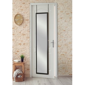 Mirrotek Over The Door Beauty Armoire With Vanity Table Walmart Com