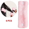 thumbnail image 3 of 6 Rizadores de pelo sin calor de forro polar coralino Zulema Barras de curling, 3 of 8