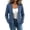 Blue, variant on CBASIHI Womens Ribbed Cardigans with Pockets- Casual Long Sleeve Fall Lightweight Open Front Sweater Gray Size S-2XL