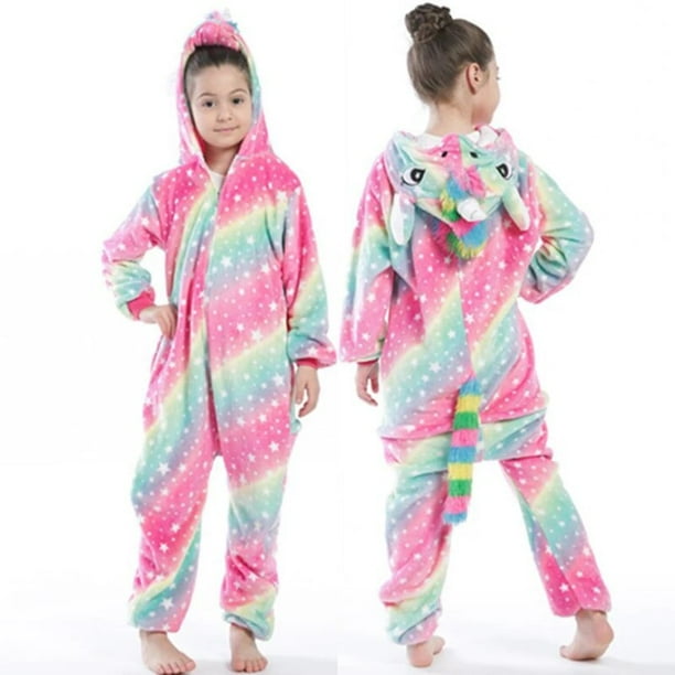 Pijamas de animales para ninos ropa de dormir de una pieza mono de cuerpo completo unicornio disfraz de cumpleanos para ninas Walmart en linea